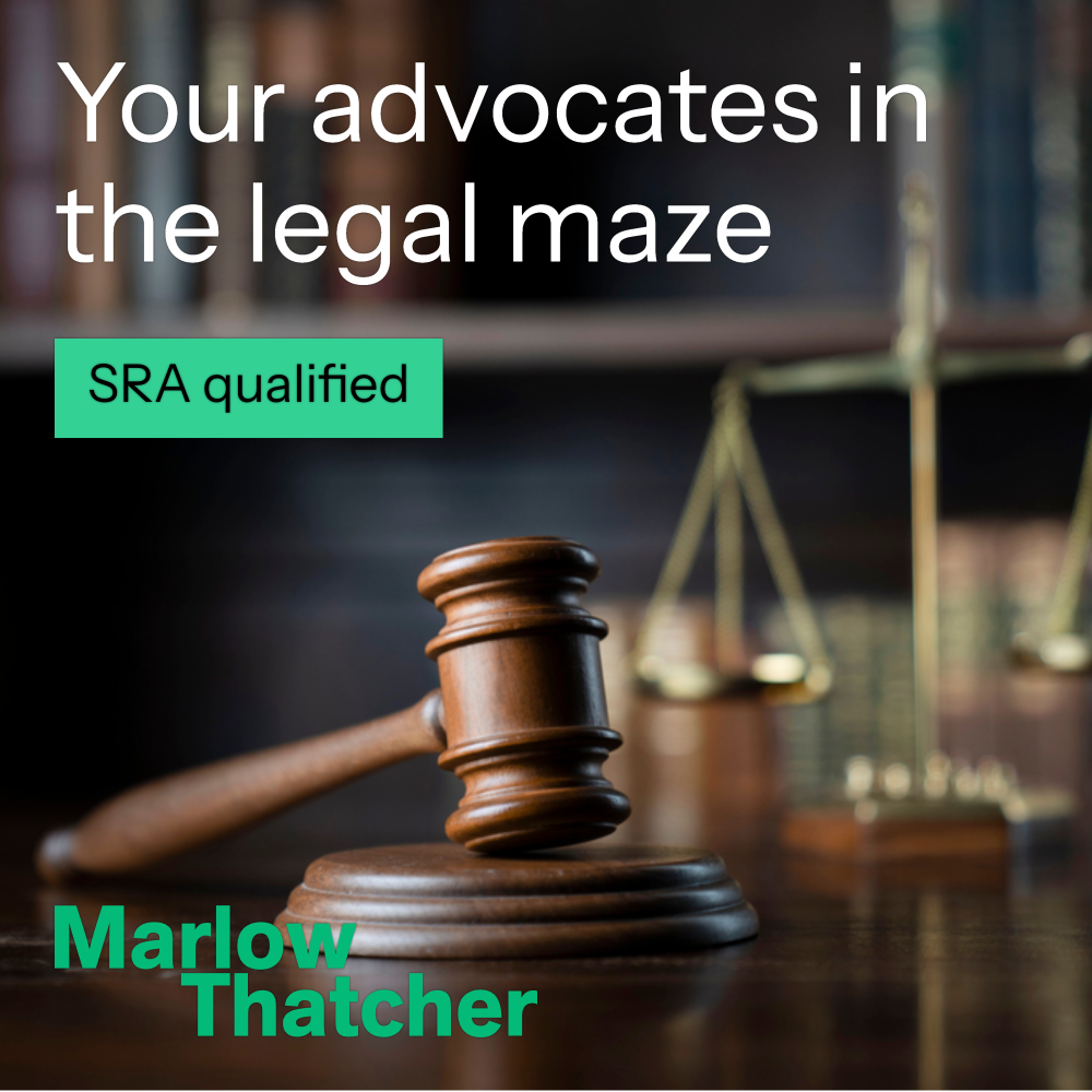 An action ad for a lawyer
